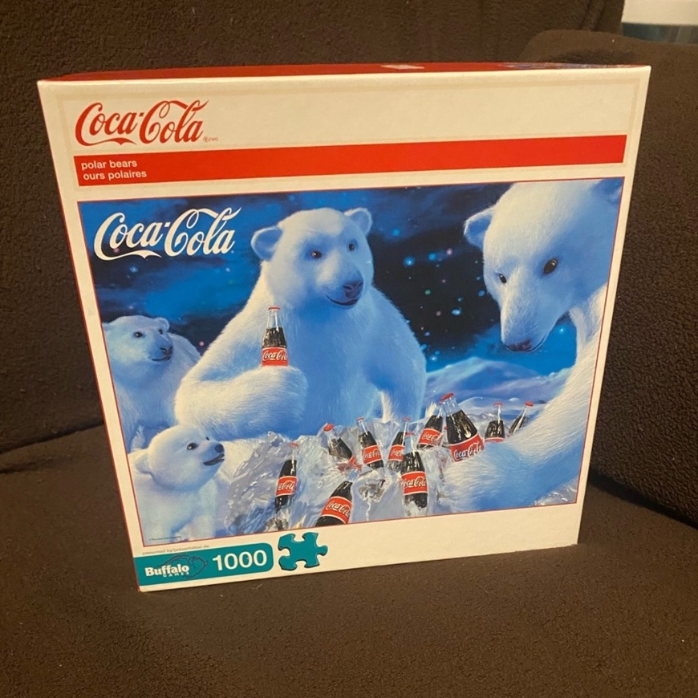 Coca Cola bears vintage jigsaw puzzle